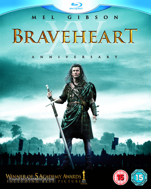 Braveheart - British Blu-Ray movie cover