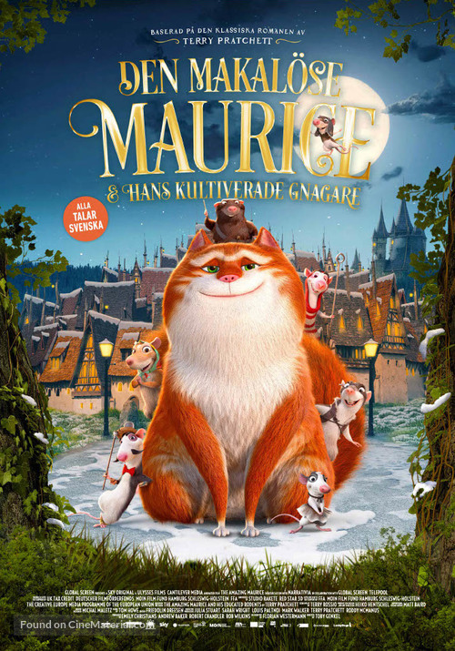 The Amazing Maurice - Swedish Movie Poster
