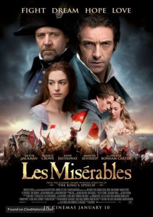Les Mis&eacute;rables - British Movie Poster