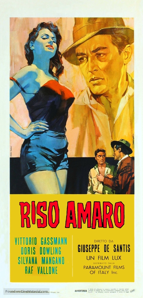 Riso amaro - Italian Movie Poster