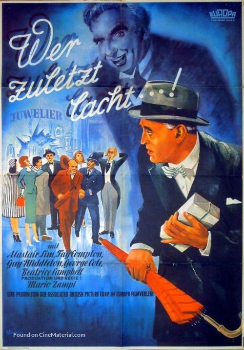 Laughter in Paradise - German Movie Poster
