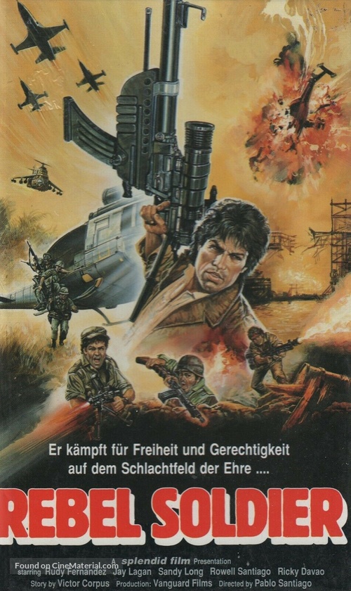 Operation; Get Victor Corpuz, the Rebel Soldier - German VHS movie cover