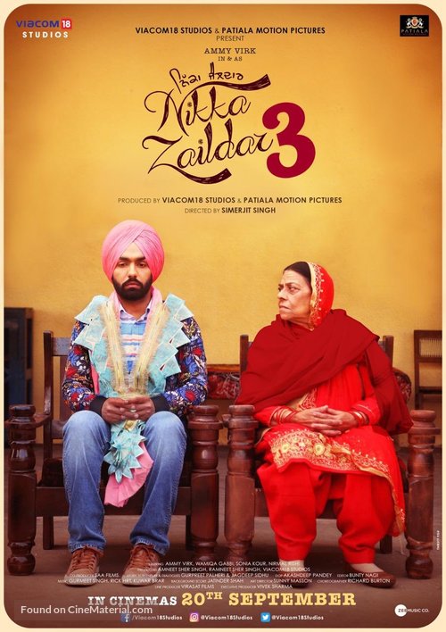 Nikka Zaildar 3 - Indian Movie Poster