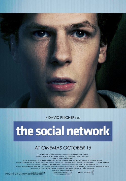 The Social Network - British Movie Poster