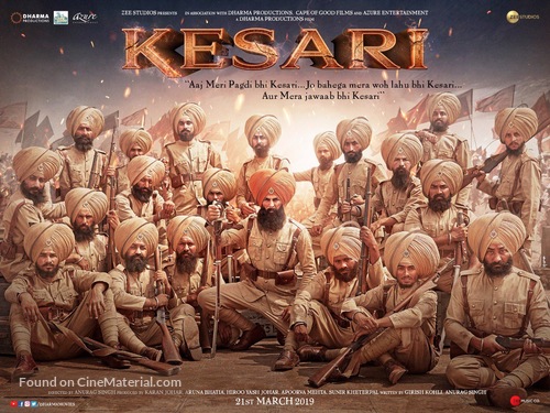 Kesari - Indian Movie Poster