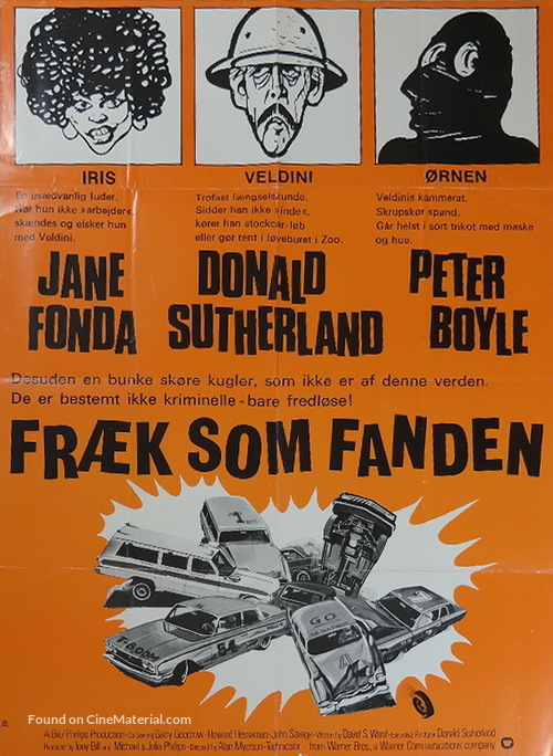 Steelyard Blues - Danish Movie Poster
