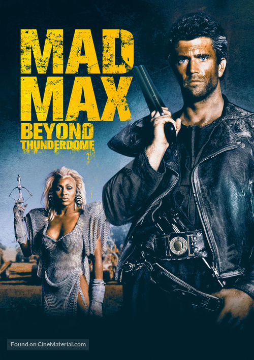 Mad Max Beyond Thunderdome - British Movie Cover