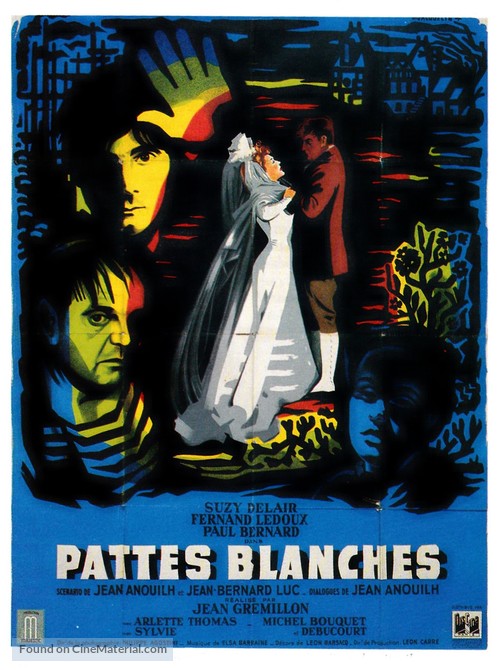 Pattes blanches - French Movie Poster