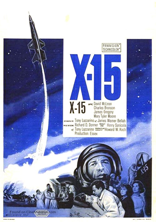 X-15 - Belgian Movie Poster