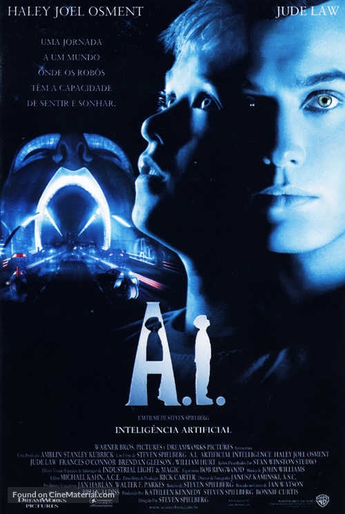 Artificial Intelligence: AI - Brazilian Movie Poster