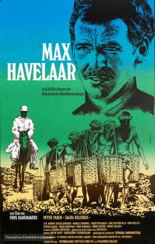 Max Havelaar of de koffieveilingen der Nederlandsche handelsmaatschappij - Dutch Theatrical movie poster