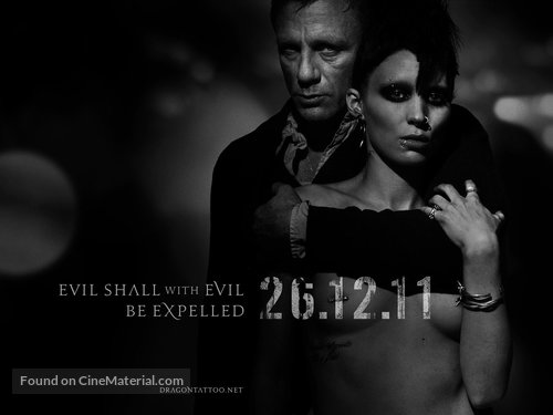 The Girl with the Dragon Tattoo - British Movie Poster