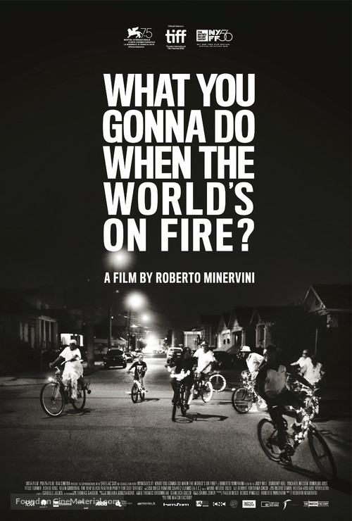 What You Gonna Do When the World&#039;s on Fire? - German Movie Poster