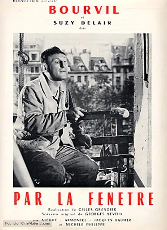 Par la fen&ecirc;tre - French Movie Poster
