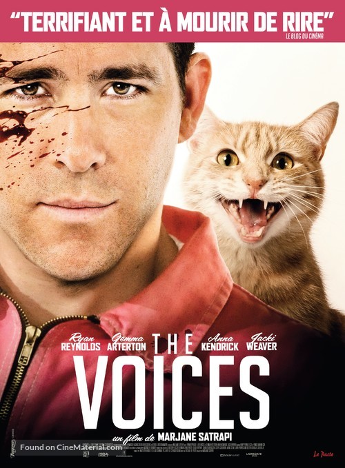 The Voices - French Movie Poster