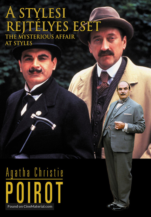 &quot;Poirot&quot; The Mysterious Affair at Styles - Hungarian Movie Cover