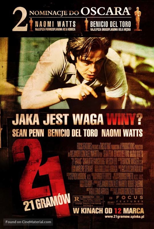 21 Grams - Polish Movie Poster