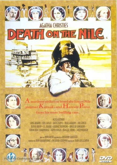 Death on the Nile - Dutch DVD movie cover