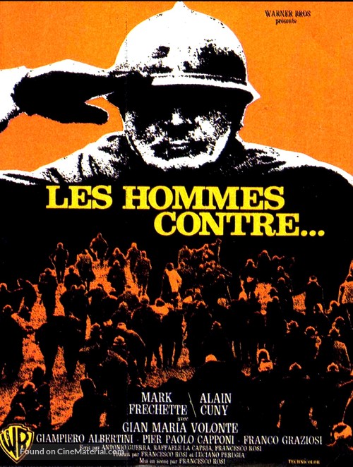 Uomini contro - French Movie Poster