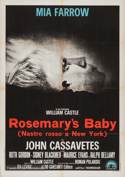 Rosemary&#039;s Baby - Italian Movie Poster