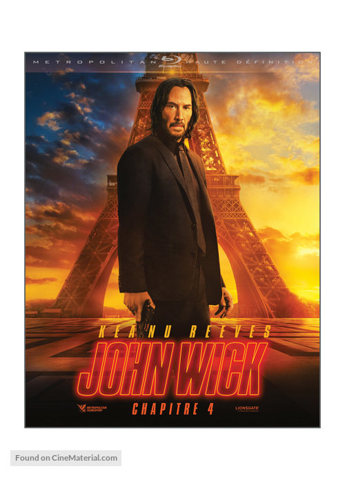 John Wick: Chapter 4 - French Blu-Ray movie cover