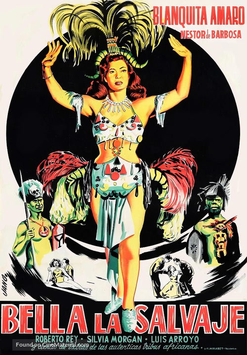 Bella, la salvaje - Spanish Movie Poster