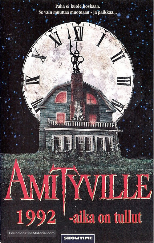 Amityville 1992: It&#039;s About Time - Finnish VHS movie cover