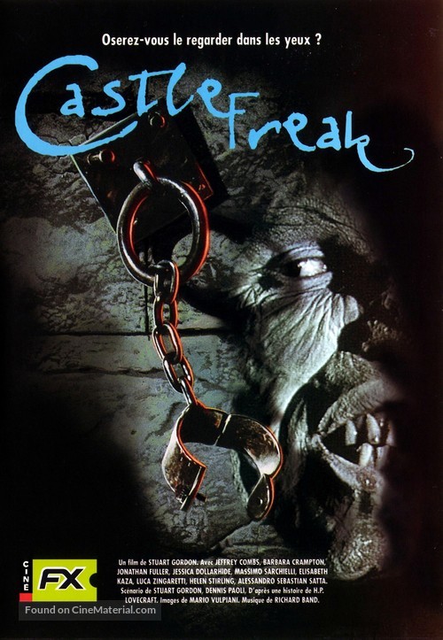 Castle Freak - French DVD movie cover