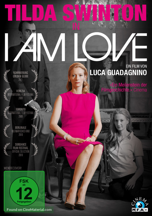 Io sono l&#039;amore - German DVD movie cover