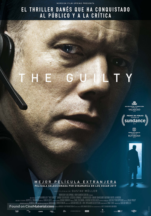 Den skyldige - Spanish Movie Poster