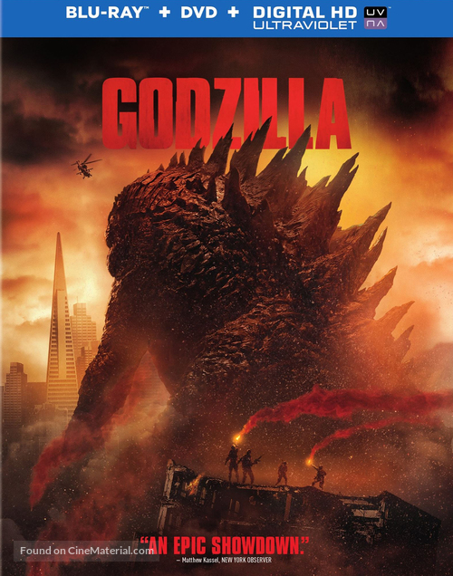 Godzilla - Blu-Ray movie cover
