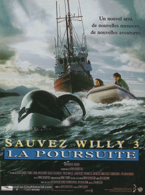 Free Willy 3: The Rescue - French Movie Poster