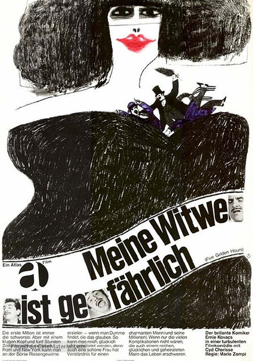 Five Golden Hours - German Movie Poster