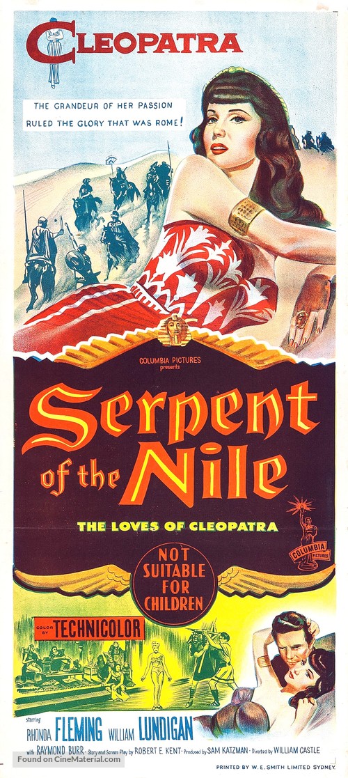 Serpent of the Nile - Australian Movie Poster