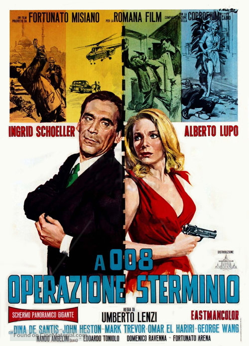 A 008, operazione Sterminio (1965) Italian movie poster