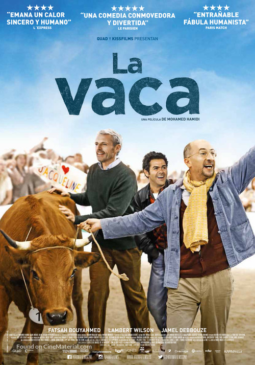 La vache - Spanish Movie Poster