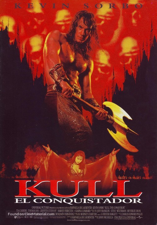 Kull the Conqueror - Spanish Movie Poster