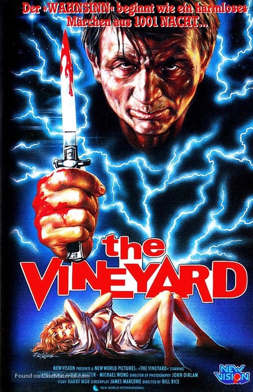 The Vineyard - German VHS movie cover