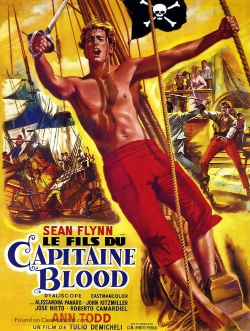 El hijo del capit&aacute;n Blood - French Movie Poster