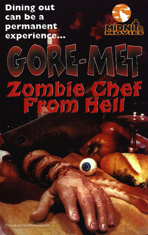 Goremet, Zombie Chef from Hell - VHS movie cover