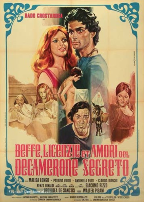 Beffe, licenze et amori del Decamerone segreto - Italian Movie Poster