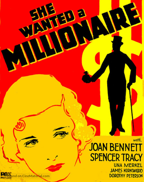 She Wanted a Millionaire - Movie Poster