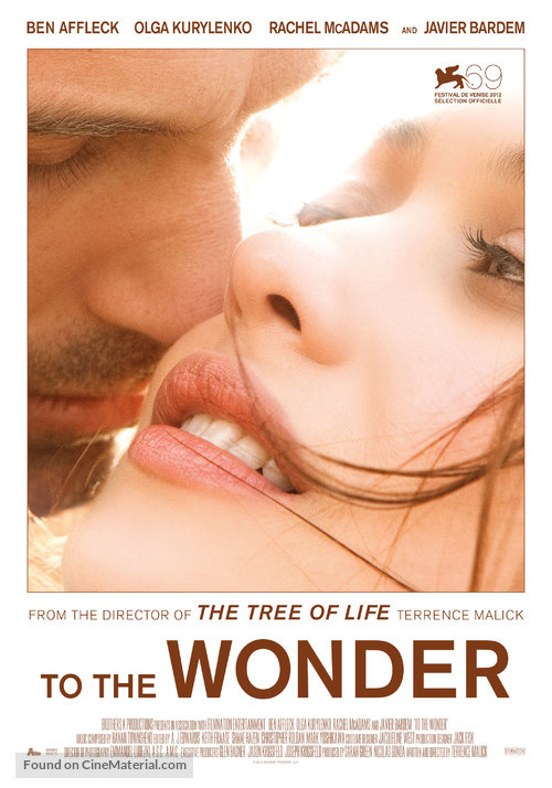 To the Wonder - Dutch Movie Poster