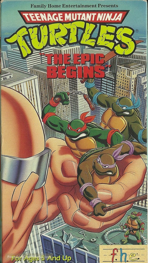&quot;Teenage Mutant Ninja Turtles&quot; - VHS movie cover