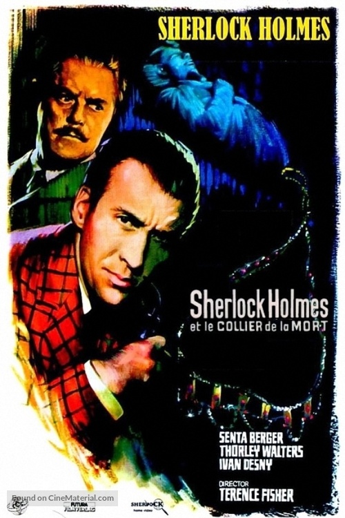 Sherlock Holmes und das Halsband des Todes - French Movie Poster