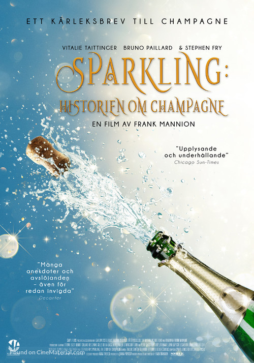 Sparkling: The Story of Champagne - Swedish Movie Poster