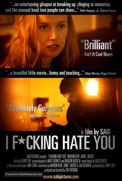 I Fucking Hate You - Movie Poster