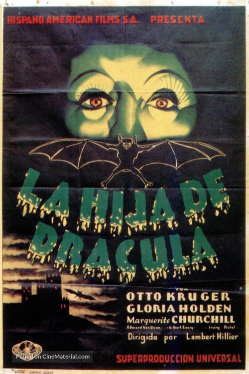 Dracula&#039;s Daughter - Spanish Movie Poster