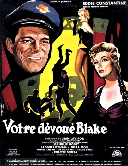 Votre d&eacute;vou&eacute; Blake - French Movie Poster