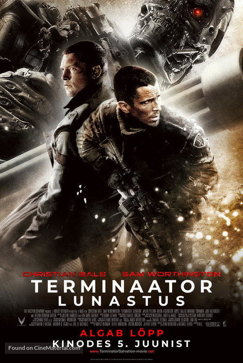 Terminator Salvation - Estonian Movie Poster